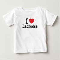 I Liebe Lacrosse Herz Brauch personalisiert
