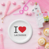 I LIEBE LACROSSE PAPPTELLER (Party)