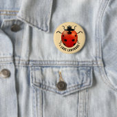 I Liebe Ladybugs Button (Beispiel)
