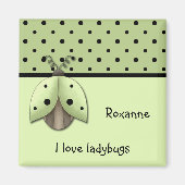 I Liebe Ladybugs Magnet (Vorne)