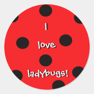 I Liebe Ladybugs Sticker