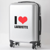 I Liebe Lafayette Aufkleber (Koffer)