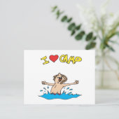 I Liebe Lager 2 Postkarte (Stehend Vorderseite)