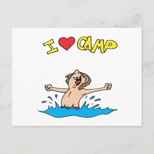 I Liebe Lager 2 Postkarte (Vorderseite)