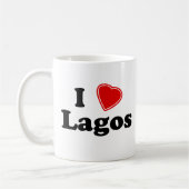 I Liebe Lagos Kaffeetasse (Links)
