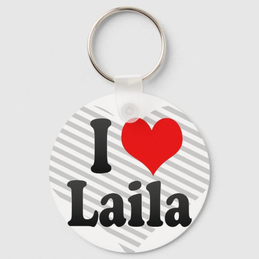 I Liebe Laila Schlüsselanhänger (Vorderseite)