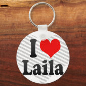 I Liebe Laila Schlüsselanhänger (Vorderseite)