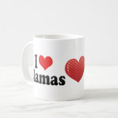 I Liebe-Lamas Kaffeetasse (Vorderseite Links)