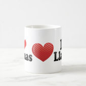 I Liebe-Lamas Kaffeetasse (Mittel)
