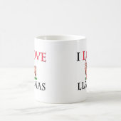 I Liebe-Lamas Kaffeetasse (Mittel)