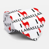 I Liebe-Lamas Krawatte (Gerollt)