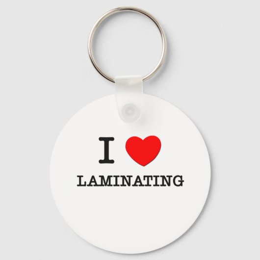 I Liebe Laminierung Schlüsselanhänger (Vorderseite)