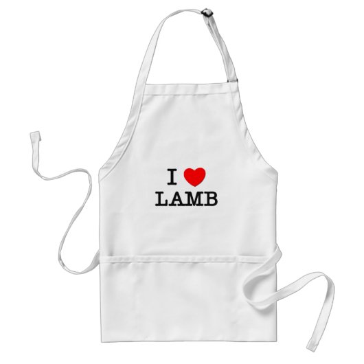 I Liebe-Lamm Schürze (Vorne)