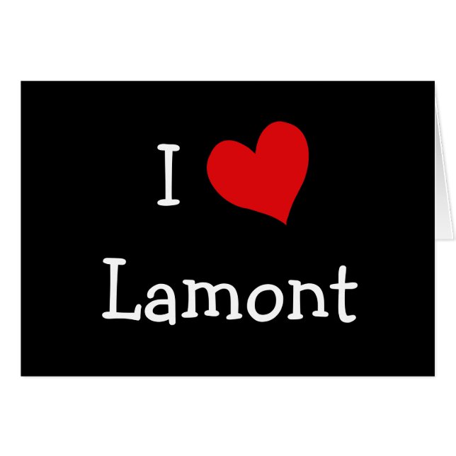 I Liebe Lamont (Vorderseite (Horizontal))