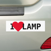 I Liebe-Lampe Autoaufkleber (Auf Auto)