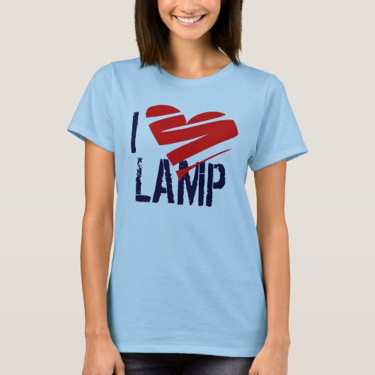 I Liebe-Lampe, Geschenk, ferrell Geschenke, T-Shirt (Vorderseite)
