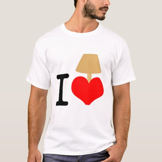 I Liebe-Lampe T-Shirt (Vorderseite)