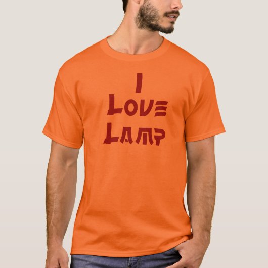 I Liebe-Lampen-T - Shirt (Vorderseite)