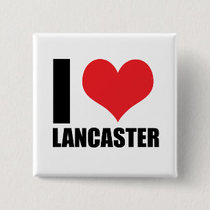 I Liebe Lancaster Button