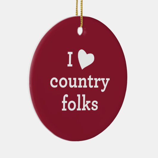 I Liebe-Land Keramikornament (Rechts)