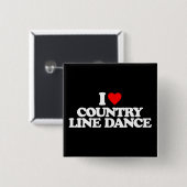 I LIEBE-LAND-LINIE TANZ BUTTON (Vorne & Hinten)