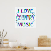 I Liebe Land Poster (Küche)
