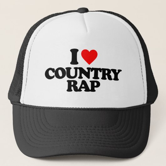 I LIEBE LAND RAP TRUCKERKAPPE (Vorderseite)