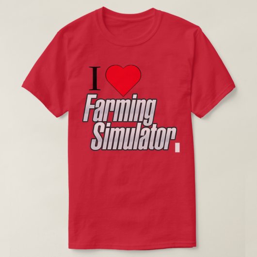 I Liebe-Landwirtschaftssimulator T-Shirt (Design vorne)