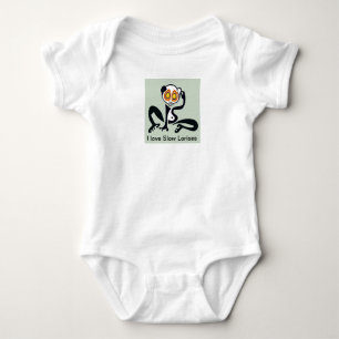 I Liebe LANGE LORISES - Primat - Lemur - wild Baby Strampler