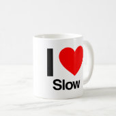 i Liebe langsam Kaffeetasse (VorderseiteRechts)