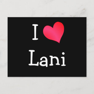 I Liebe Lani Postkarte