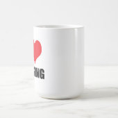 I Liebe Lansing Kaffeetasse (Mittel)