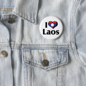 I Liebe Laos Flag Button (Beispiel)