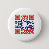 I Liebe Laos (Khoy Huk Lao) Flag QR Code | Lao Gee Button (Vorderseite)