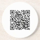 I Liebe Laos (Khoy Huk Lao) Flag QR Code | Lao Gee Getränkeuntersetzer (Vorne)