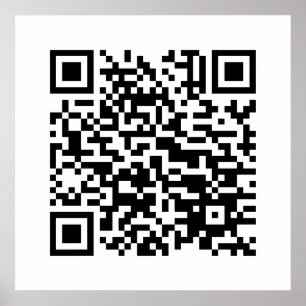 I Liebe Laos (Khoy Huk Lao) Flag QR Code Lao Gee Poster