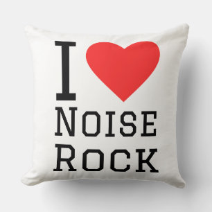 I Liebe Lärm Rock Kissen