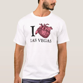 I Liebe Las Vegas anatomisch richtiges Herz T-Shirt