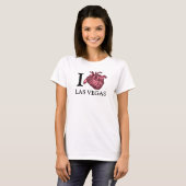 I Liebe Las Vegas anatomisch richtiges Herz T-Shirt (Vorne ganz)