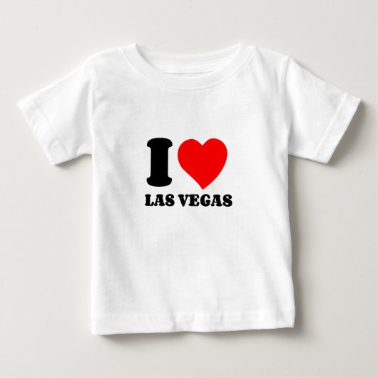 I LIEBE LAS VEGAS BABY T-SHIRT (Vorderseite)