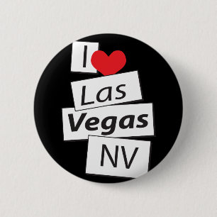 I Liebe Las Vegas Nanovolt Button