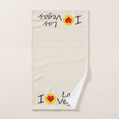 I Liebe Las Vegas Poker Chip Badhandtuch Set (Handtuch)