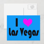 I Liebe Las Vegas Postkarte (Vorne/Hinten)