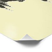 I Liebe Las Vegas Skyline American Flag Souvenir Poster (Ecke)