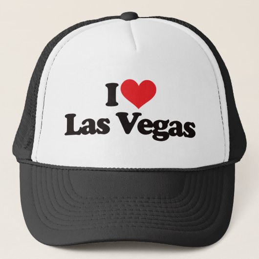 I Liebe Las Vegas Truckerkappe (Vorderseite)