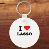 I Liebe Lasso Schlüsselanhänger (Vorderseite)