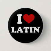 I Liebe Latein Button (Vorderseite)