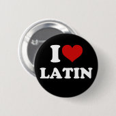 I Liebe Latein Button (Vorne & Hinten)