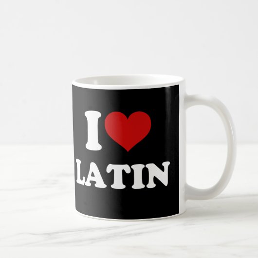 I Liebe Latein Kaffeetasse (Rechts)