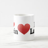 I Liebe Latein Kaffeetasse (Mittel)